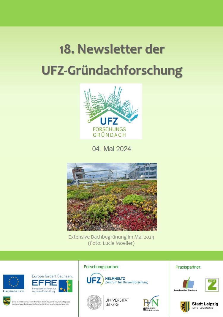 18. Newsletter der  UFZ-Gründachforschung
